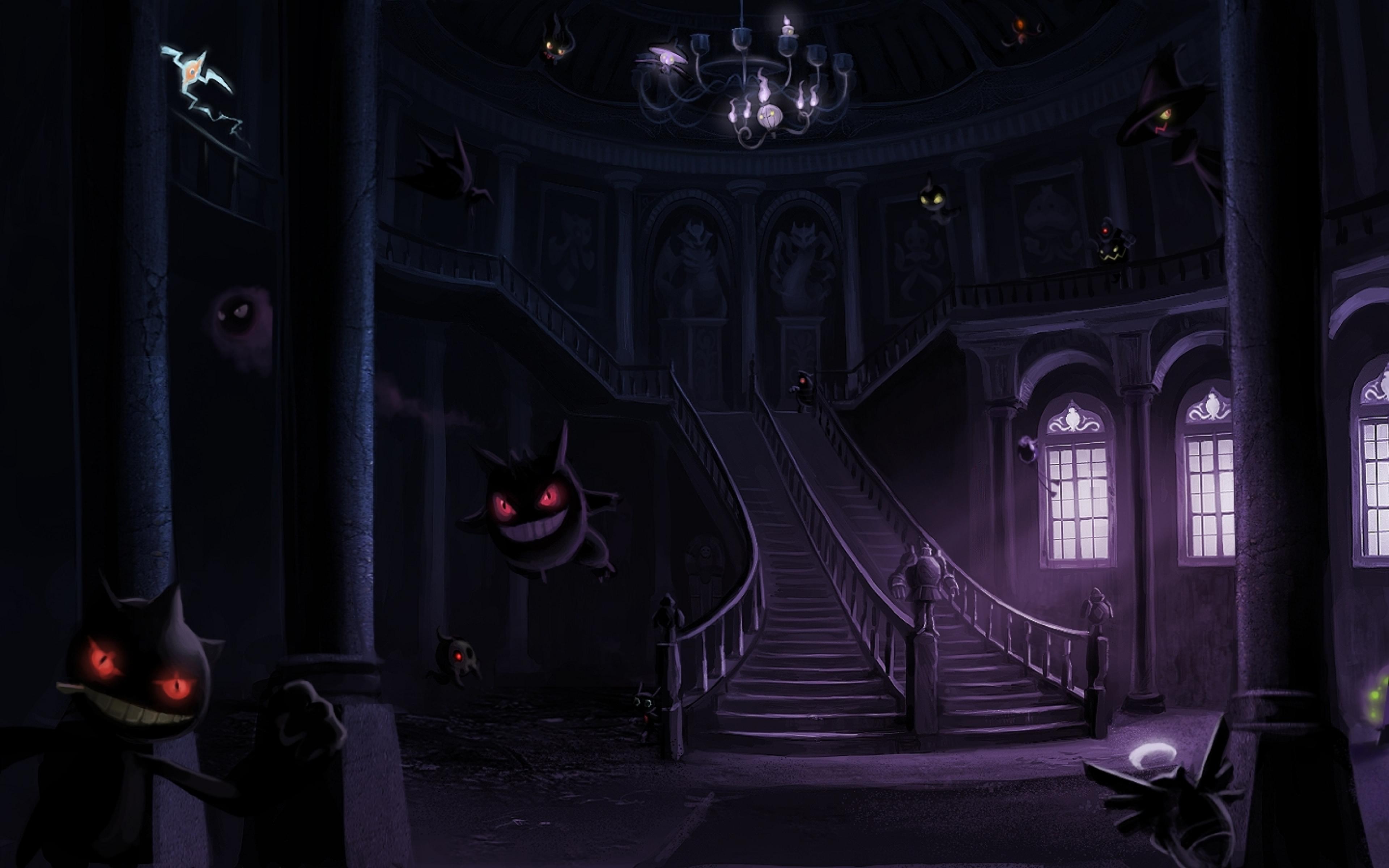 [Wallpaper] Manoir Pokémon