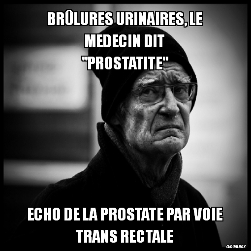 j'ai une prostatite
