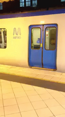 Rentrer dans le metro