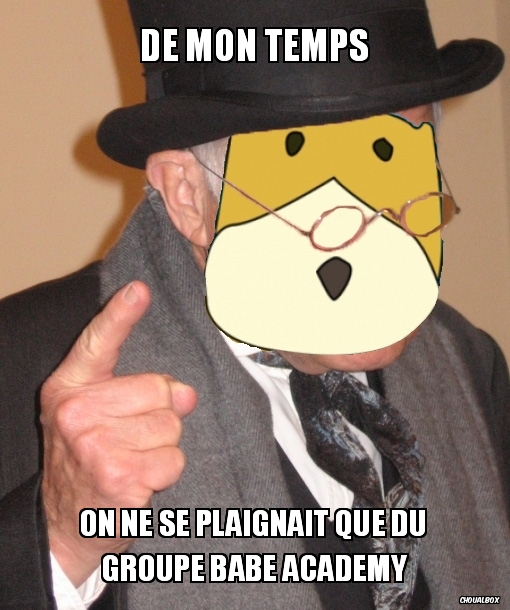 Les groupes changent, pas les chouals.