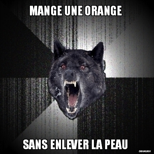 Mange une orange 