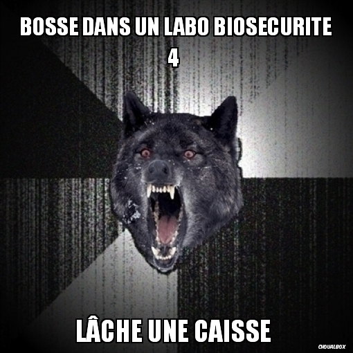 Bosser dans un labo biosécurité 4 
