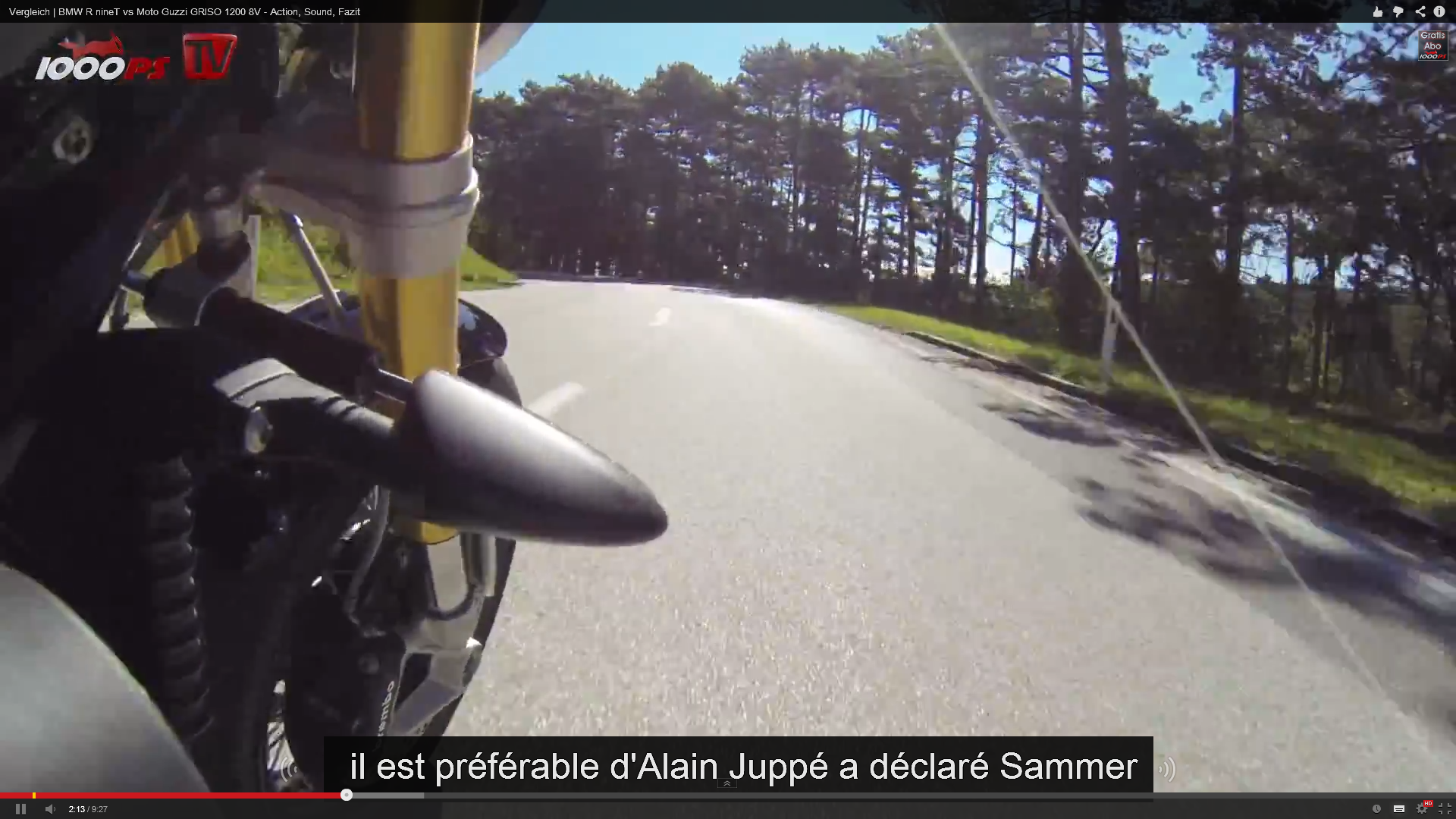 Traduction sur YouTube Sammer