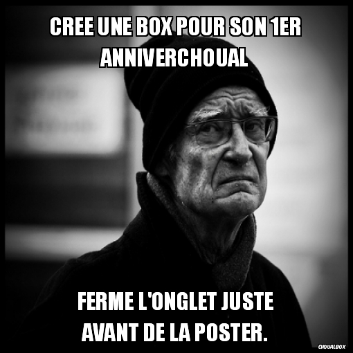 Crée une box pour son 1er anniverchoual