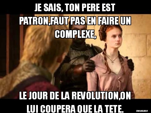 Games of thrones version renaud