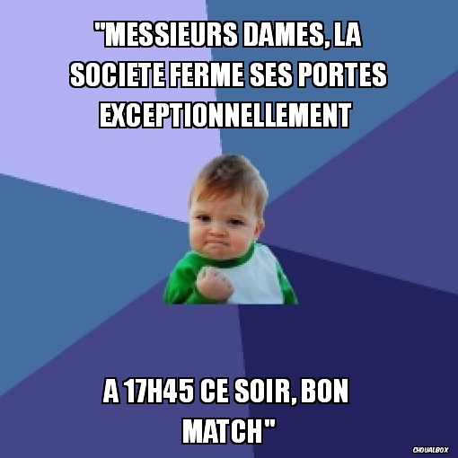 Le Big Boss entre dans l'open space