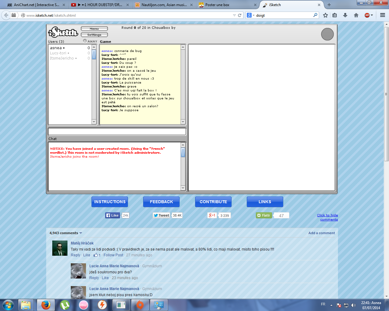 On a cassé ISketch.