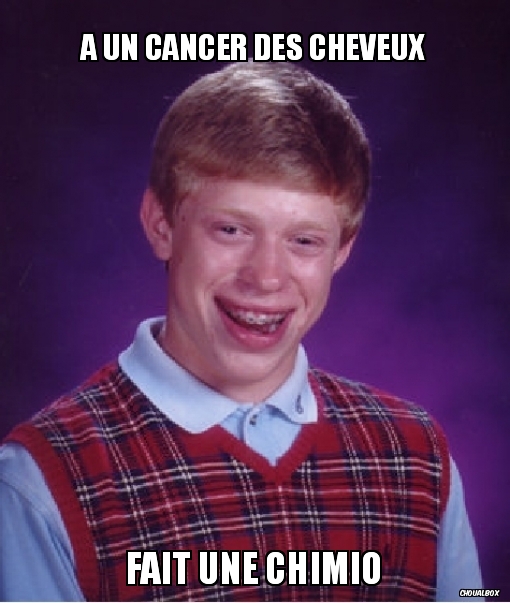 à un cancer des cheveux