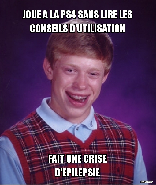 Joue à la PS4 