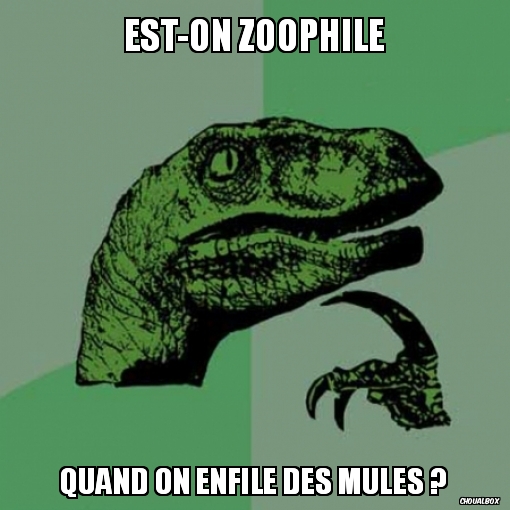 Est-on zoophile