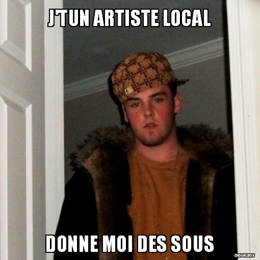 j'tun artiste local