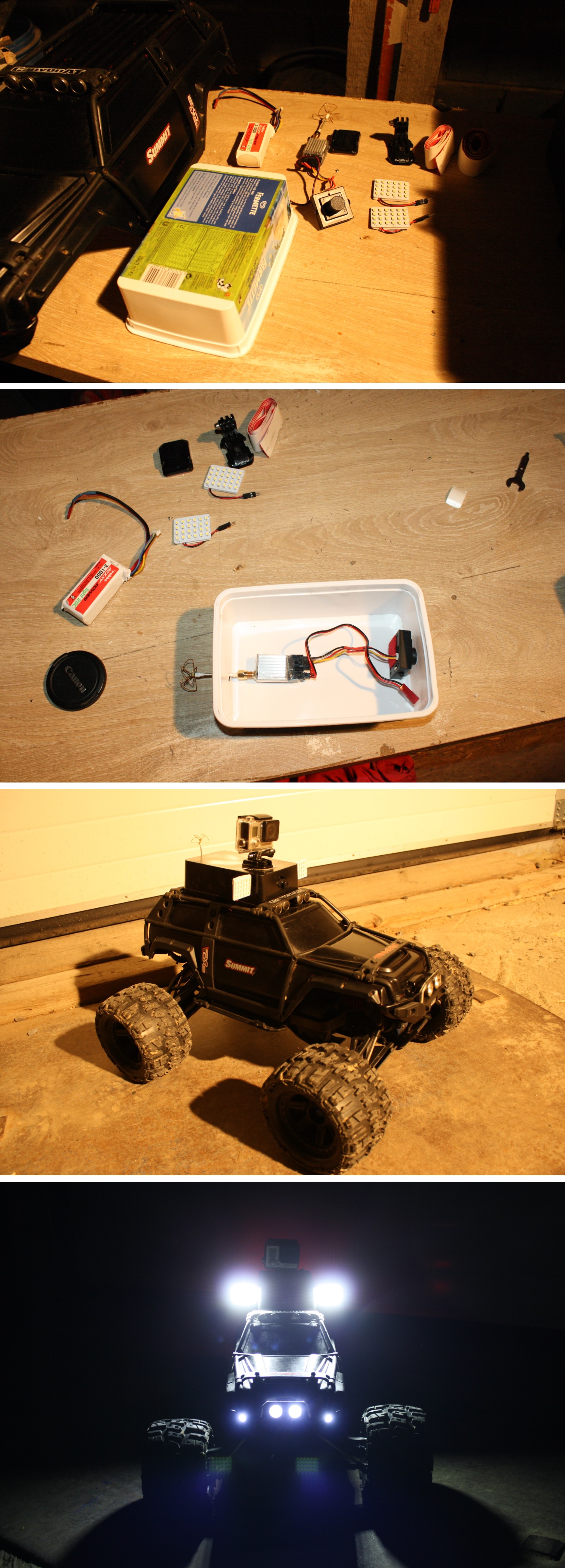 Bricolage du soir#12 Traxxas Summit Black Box Fpv 