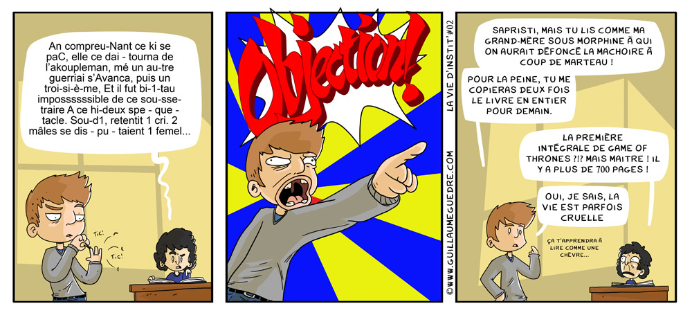 La vie est parfois cruelle !!