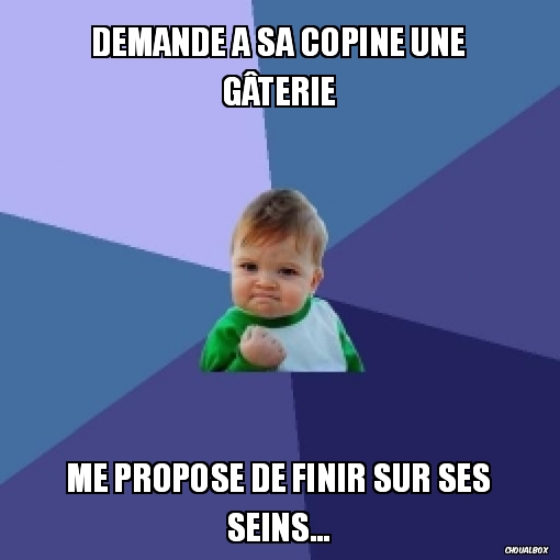 Demande à sa copine une gâterie