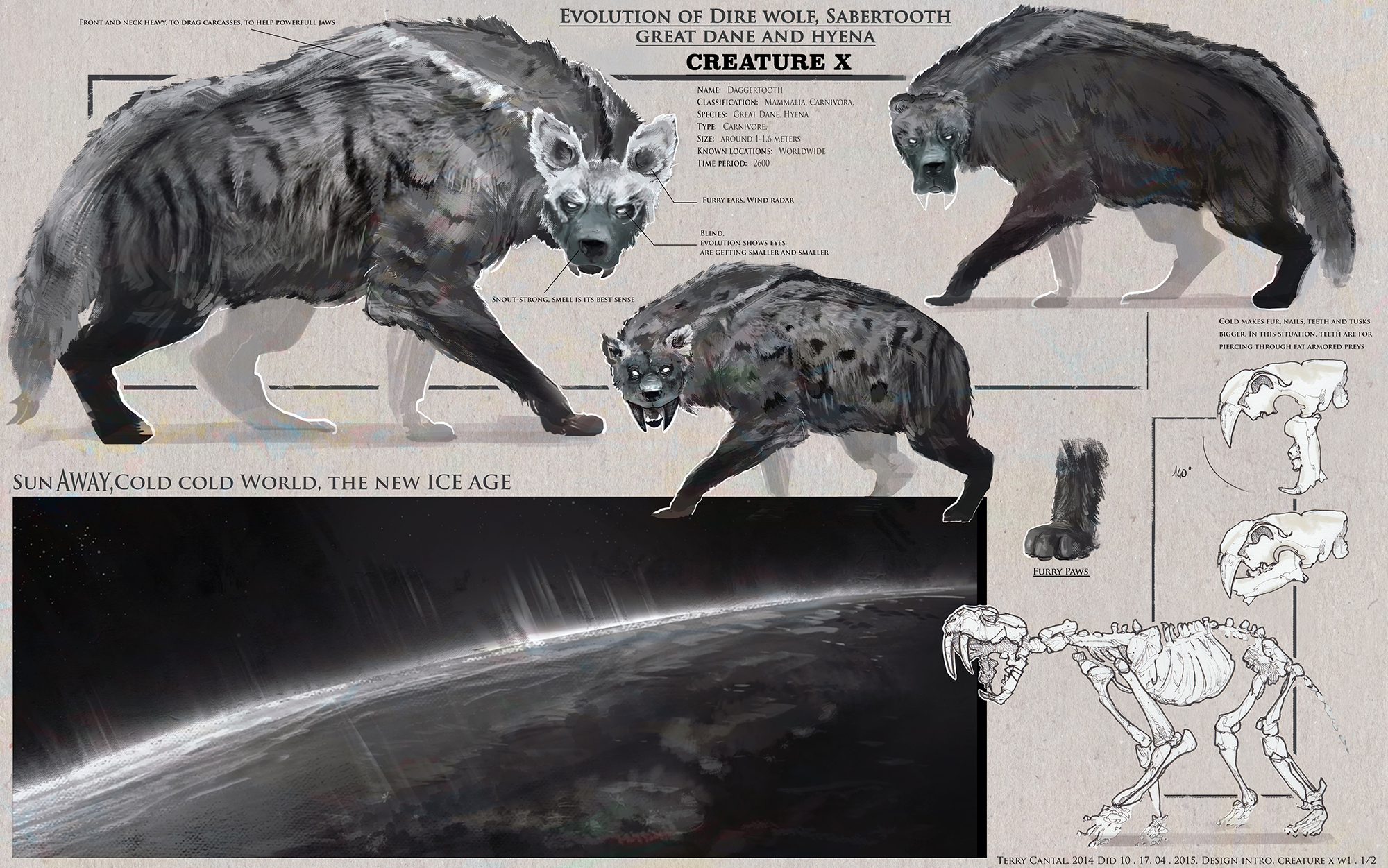 Design d'une creature.