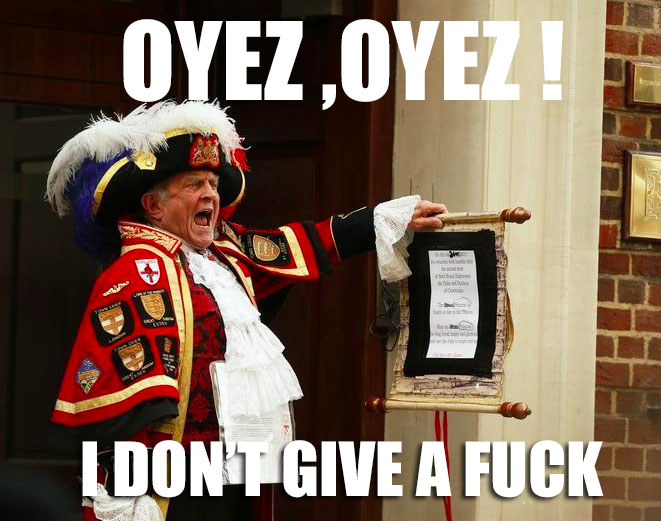 A propos du bébé royal