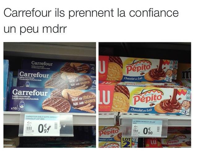 Quand carrefour prend la confiance 