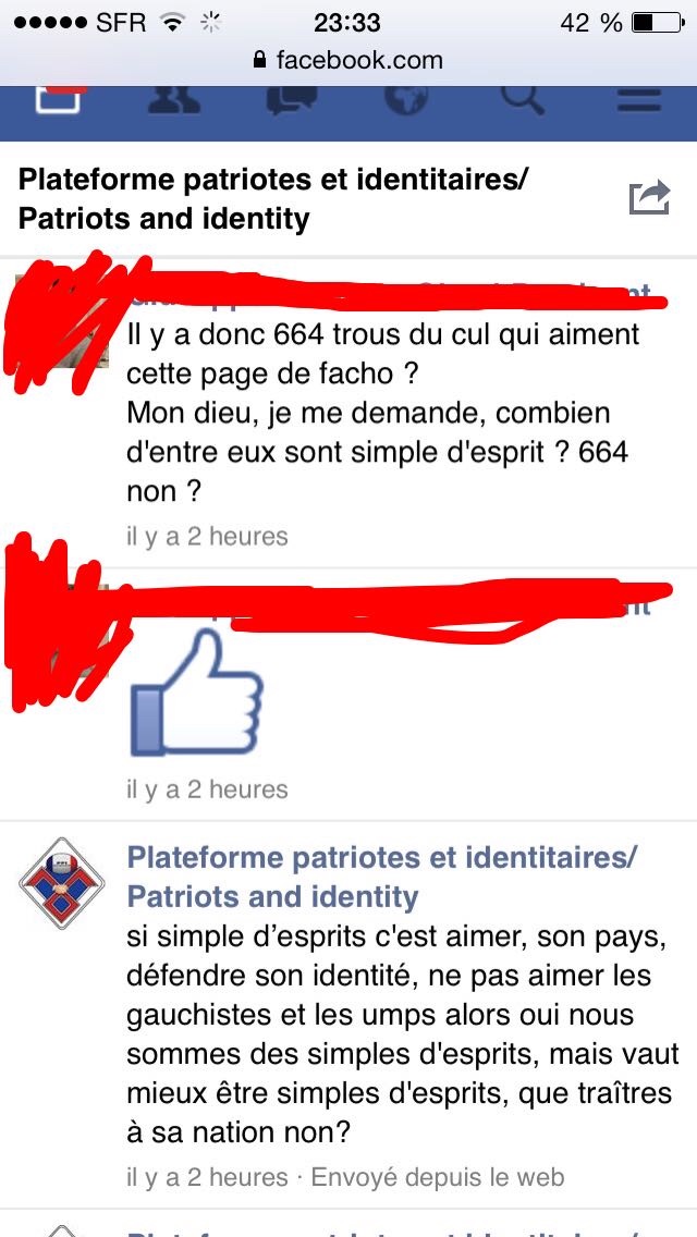 Pour vous les chouals racistes