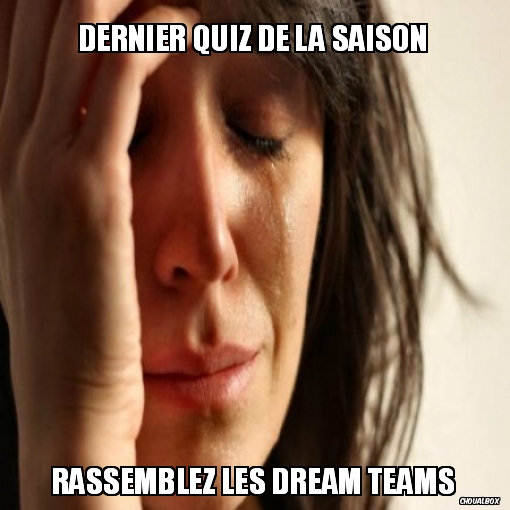dernier quiz de la saison