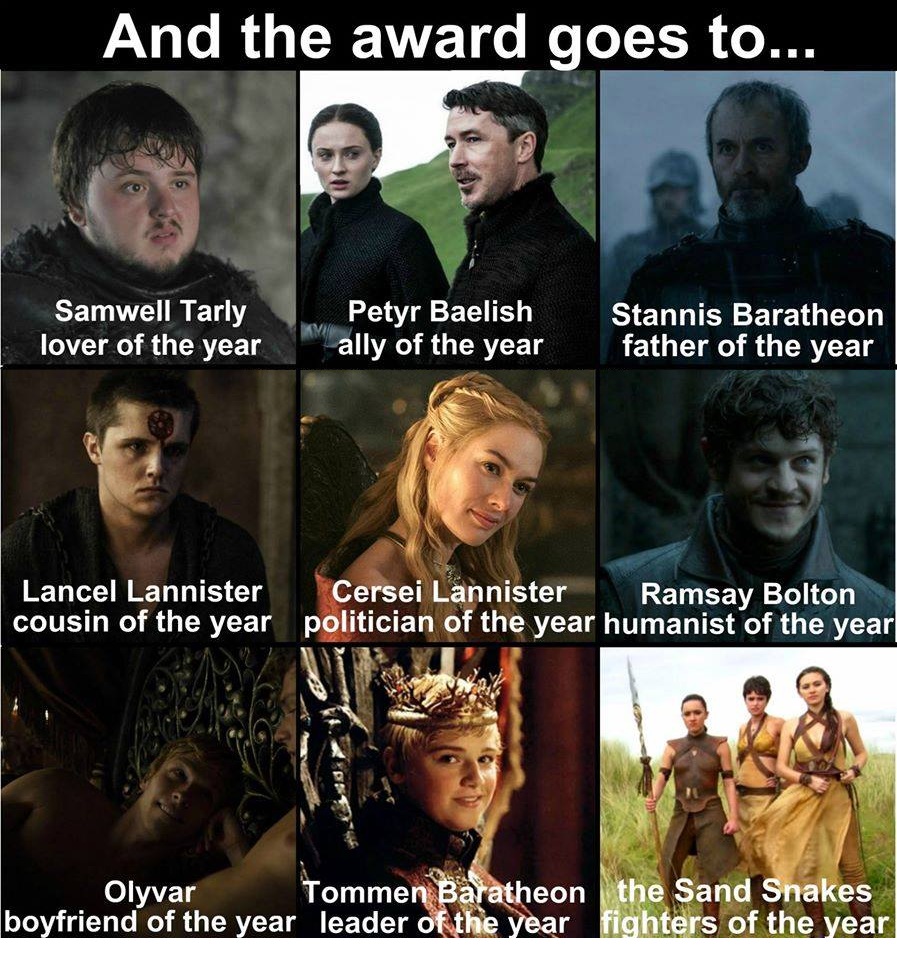 Game Of Thrones Awards