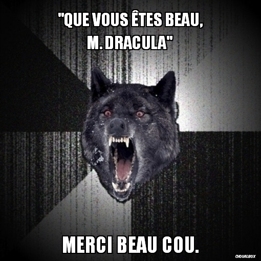 Un vampire, ça croque énormément