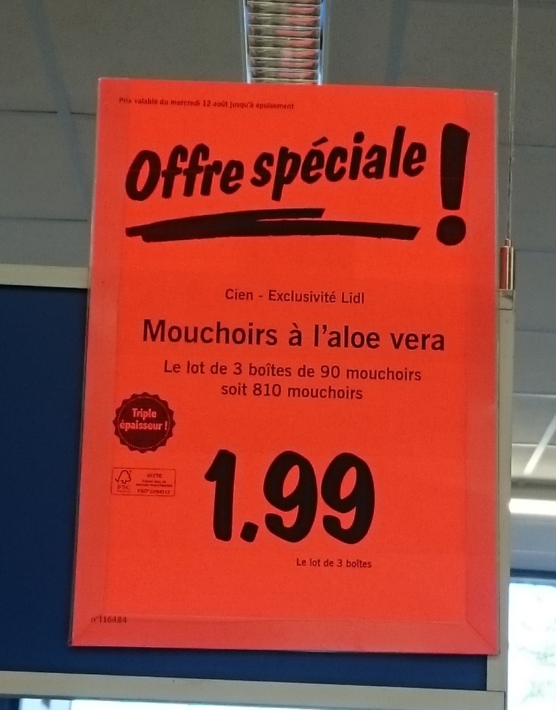 Lidl et les maths