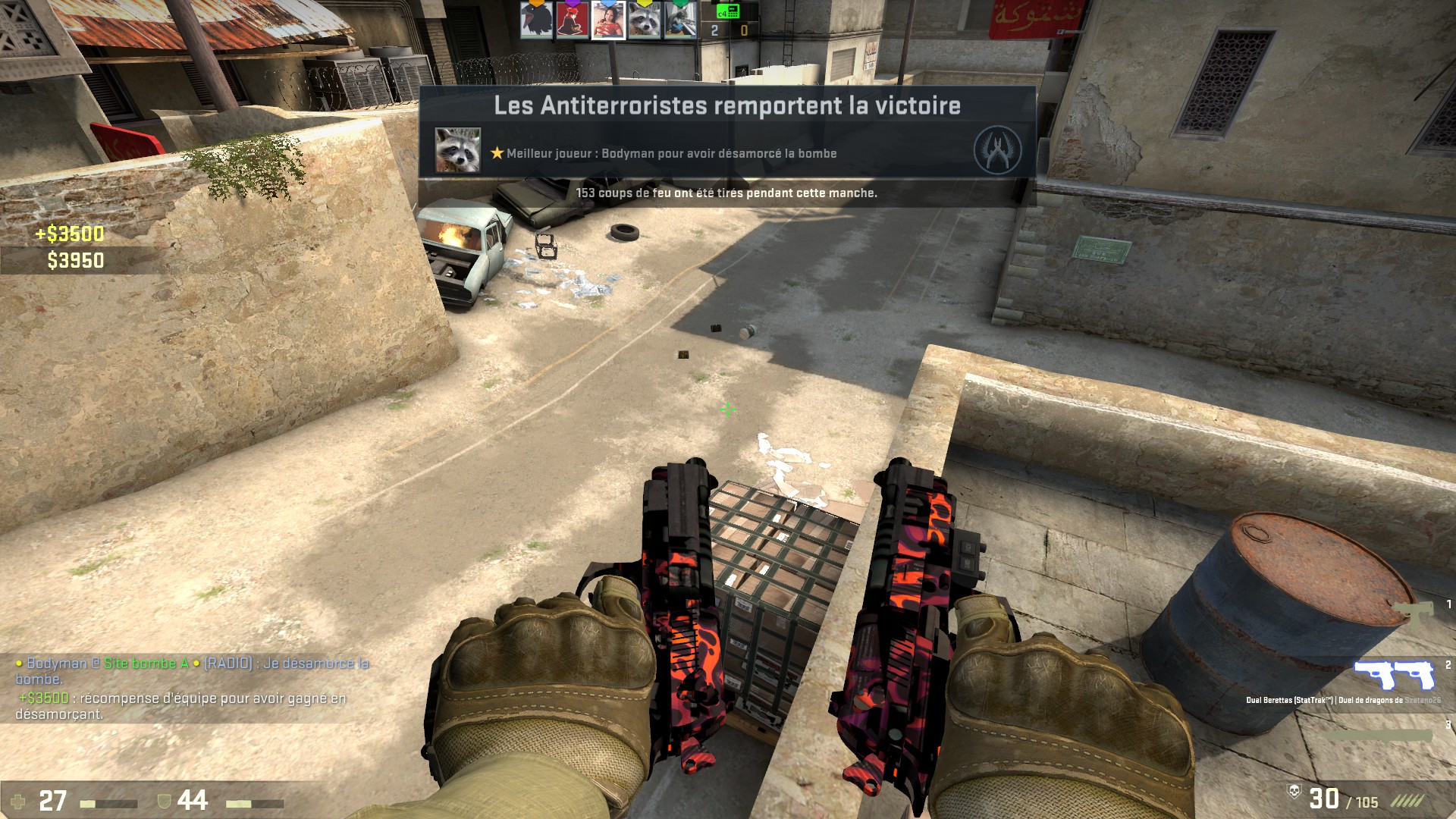 dual berreta chaleur