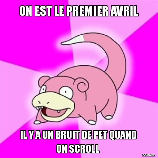 On est le premier avril