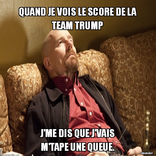 Quand je vois le score de la team Trump