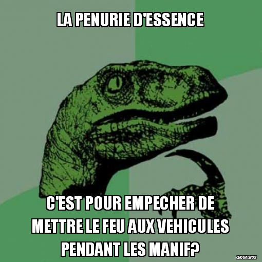 La penurie d'essence