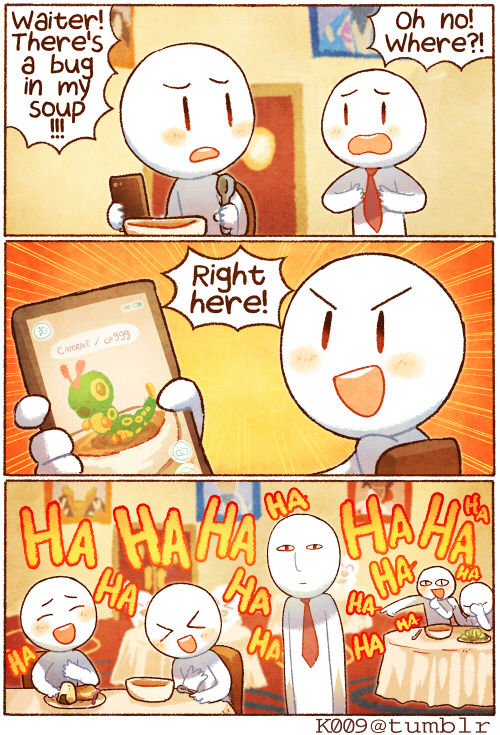 Un insecte dans la soupe