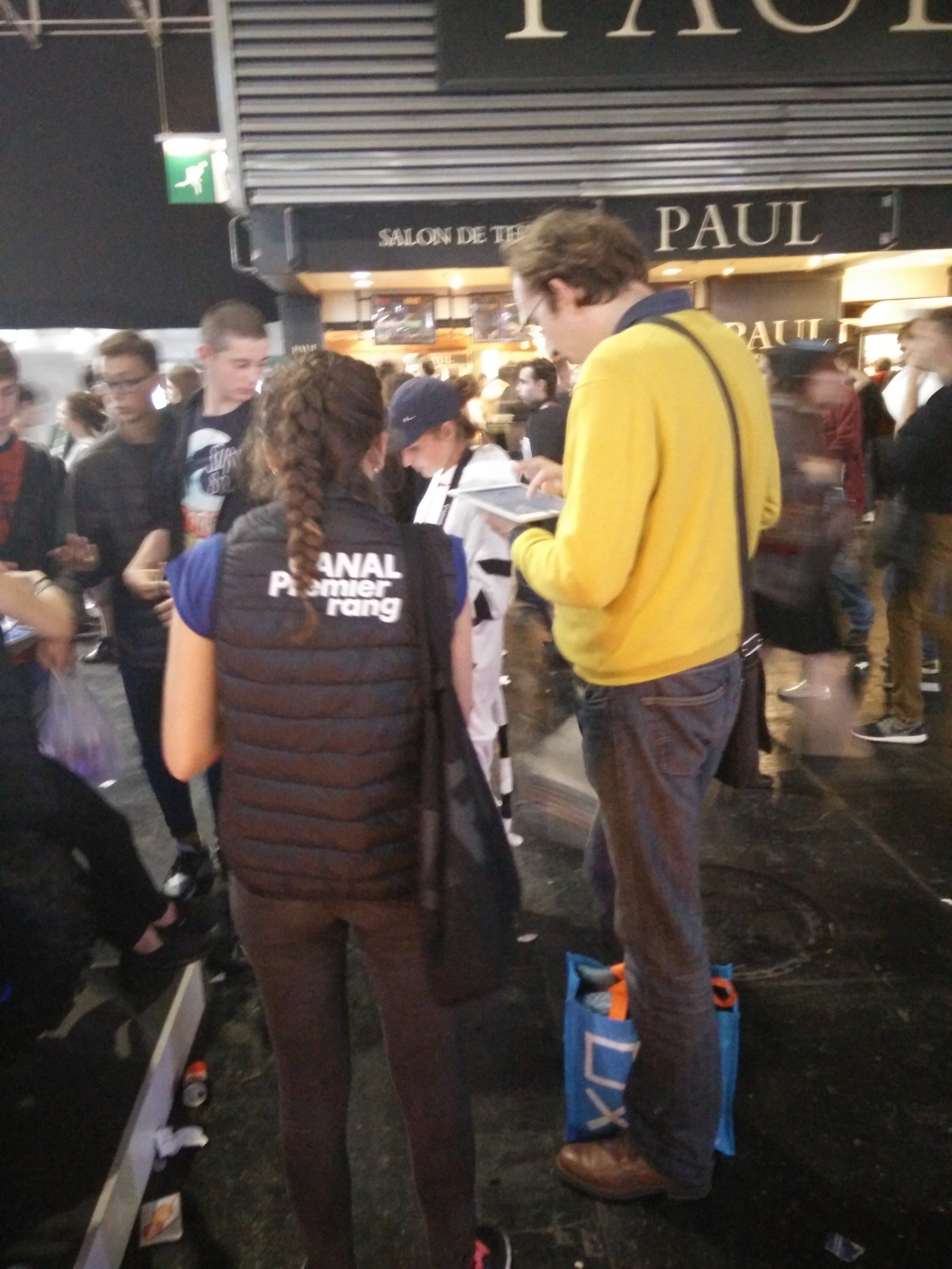 Sympa le stand Anal+ de la PGW