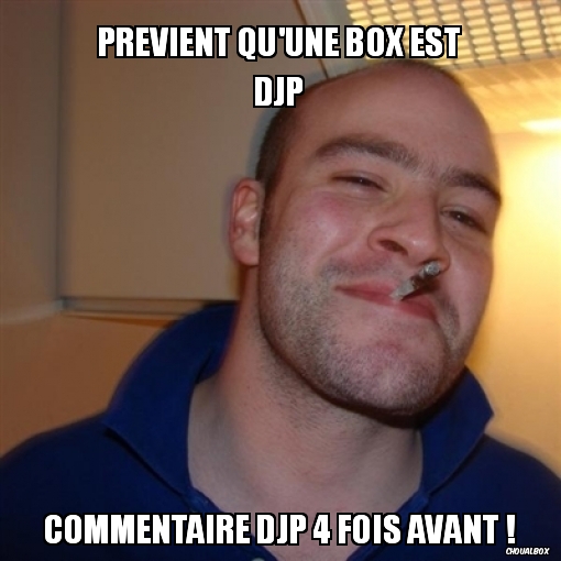 Prévient qu'une box est djp