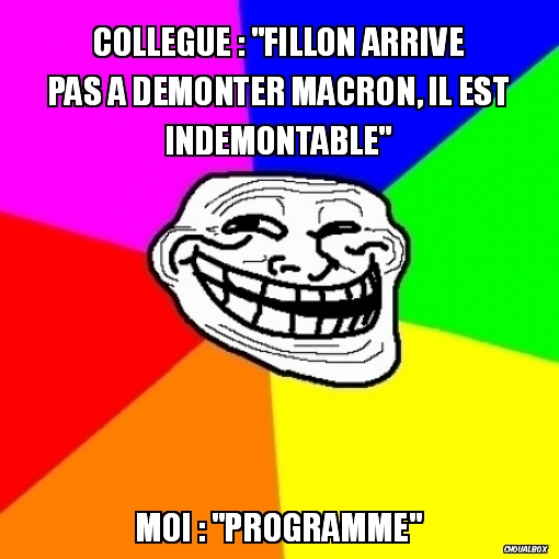 Moi contre ma collègue fan de Macron