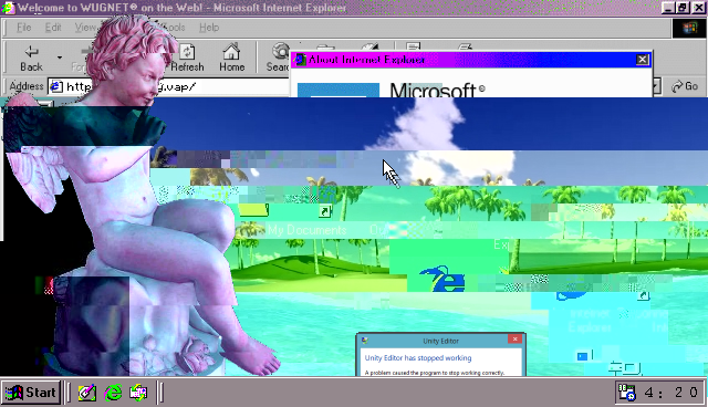 Le Super-Ange violet destructeur d'Internet