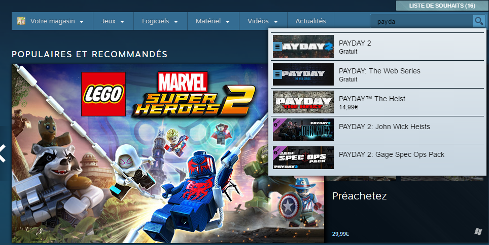 [STEAM] PayDay 2 gratuit ce weekend pour la vie