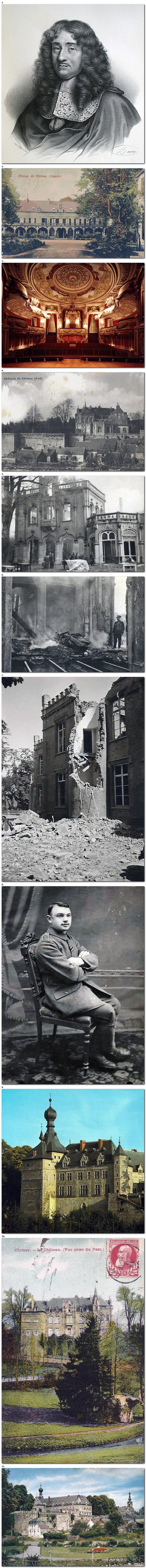 Les multiples destructions du Château de Chimay