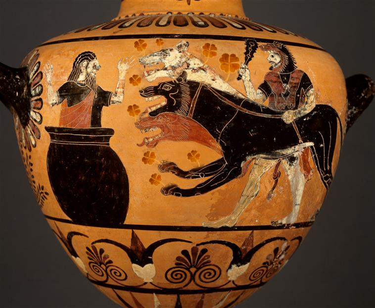 Hydrie de Caere à figures noires - 6ème siècle av J.C.