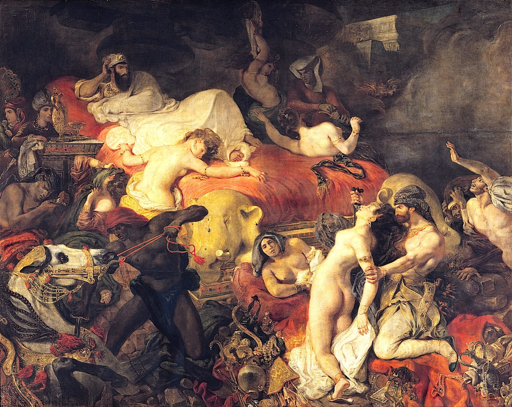 la Mort de Sardanapale ( Eugène Delacroix - 1827)