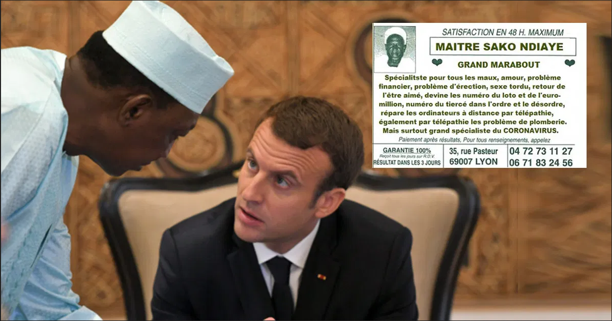 Après le Professeur Raoult, Macron a rencontré le marabout Sako Ndiaye