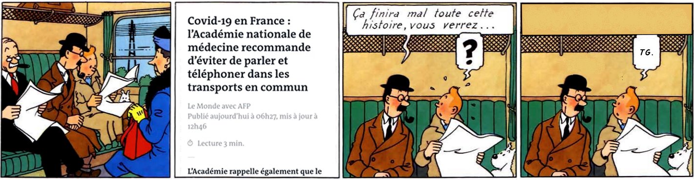 Tintin et les transport en 2021