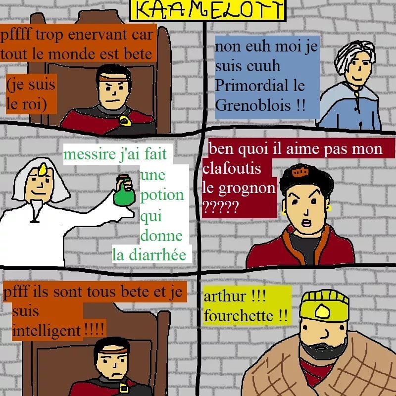 KaamelotT, le résumé en 6 vignettes