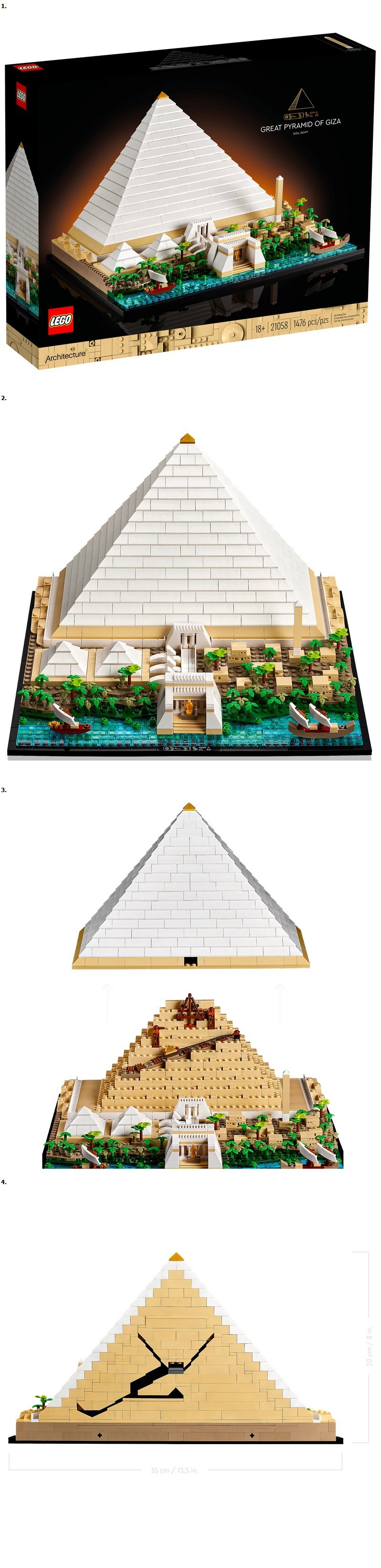 LEGO®21058 - La grande pyramide de Gizeh - LEGO® Architecture