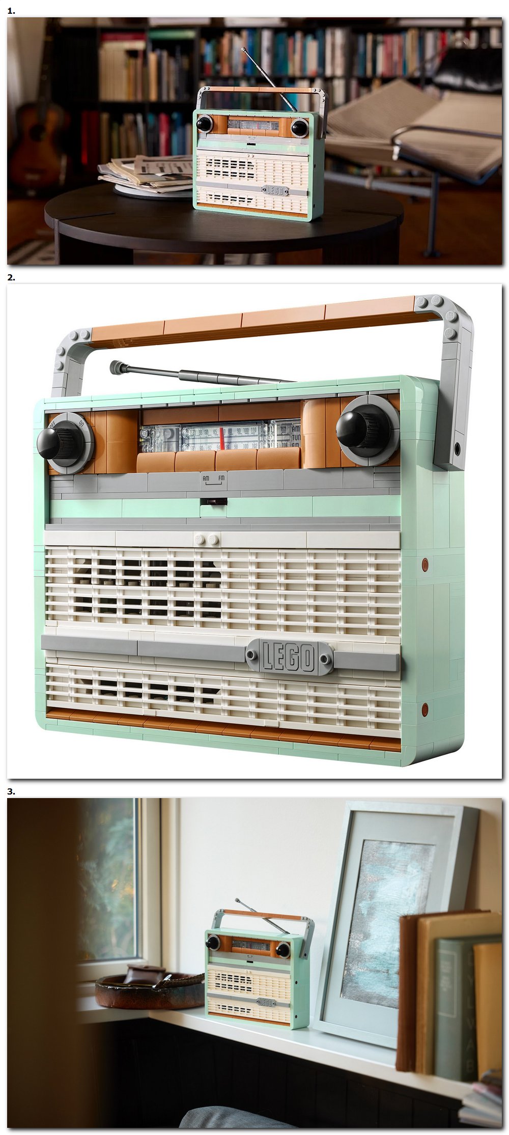 LEGO Icons 10334 Retro Radio - 906 pièces et 99,99 € - dispo 1er juin