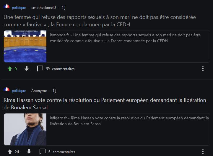 Comme quoi, le droitardé moyen en a rien à foutre des droits (et du consentement) de la femme