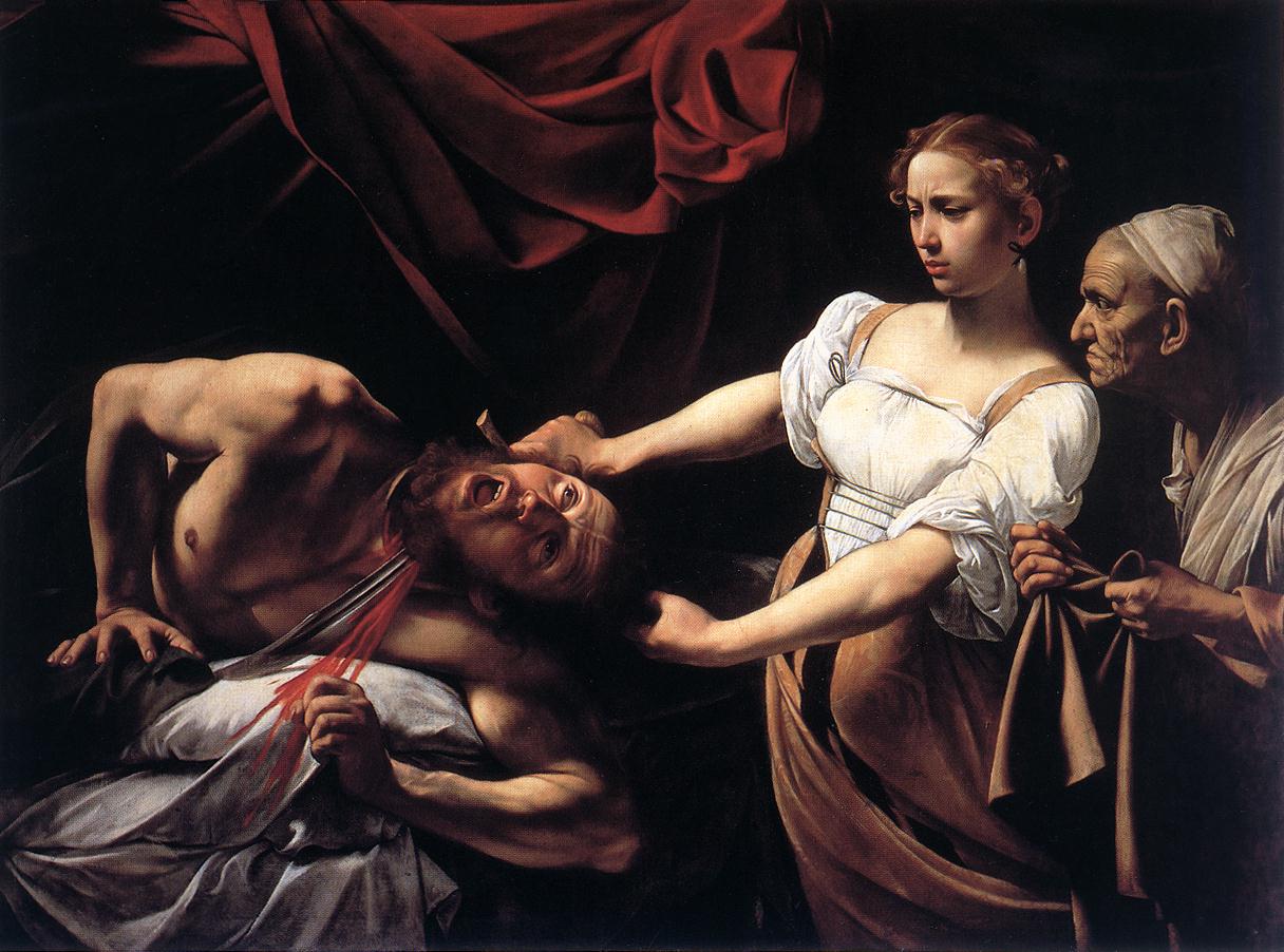 Judith décapitant Holopherne - Caravaggio (ca. 1598-99)