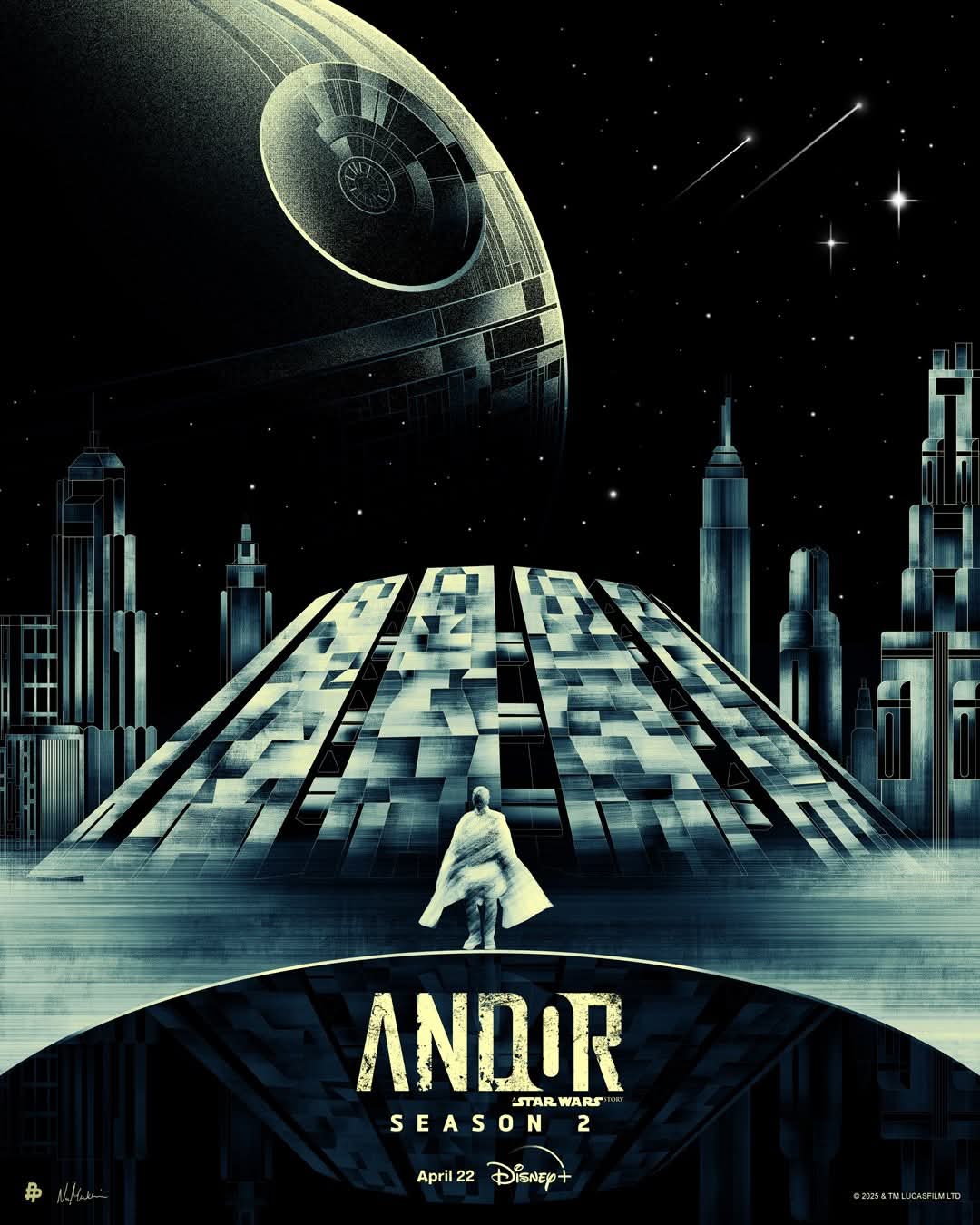 Affiche pour la saison 2 d 'Andor