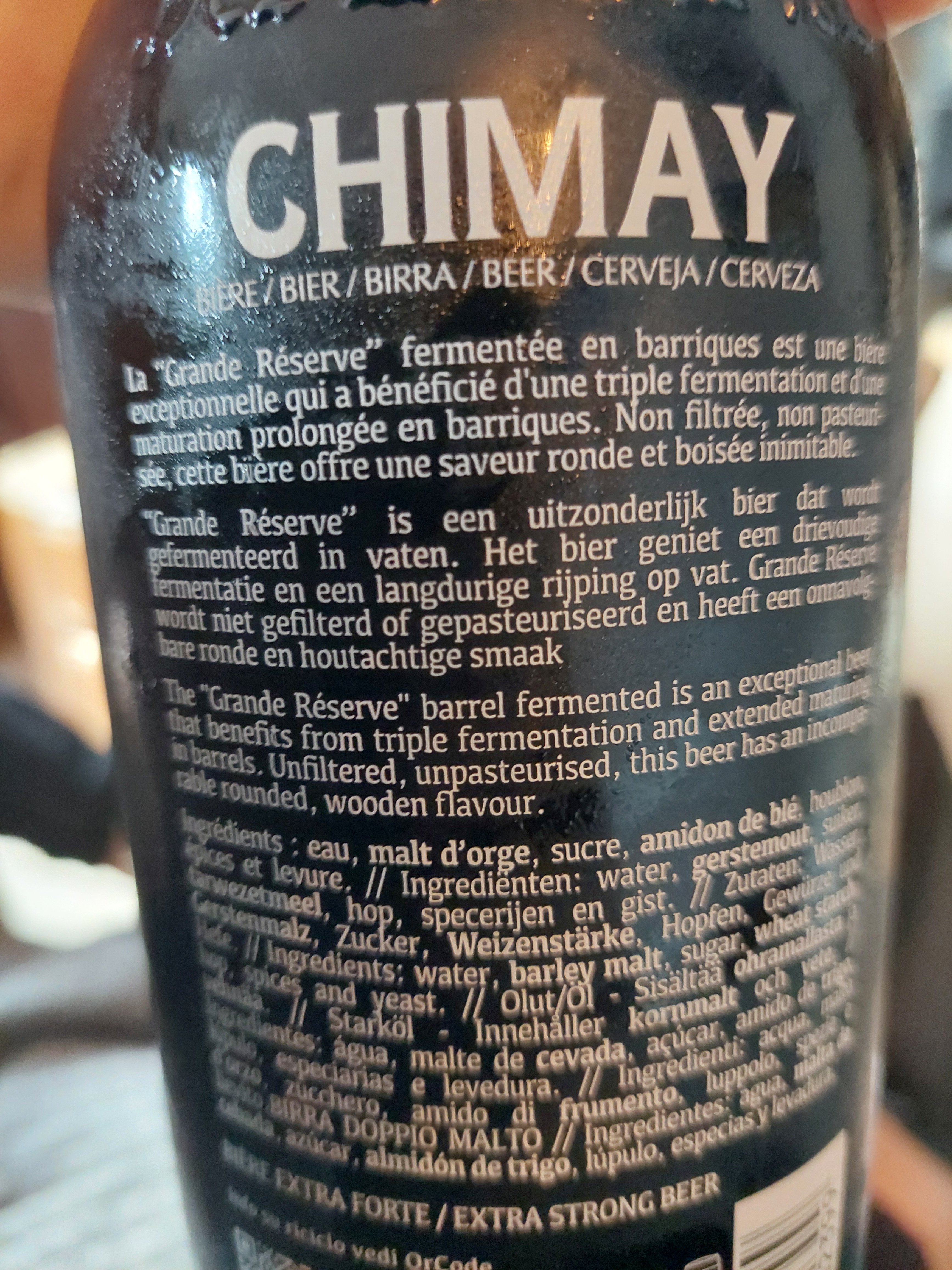 Chimay grande réserve