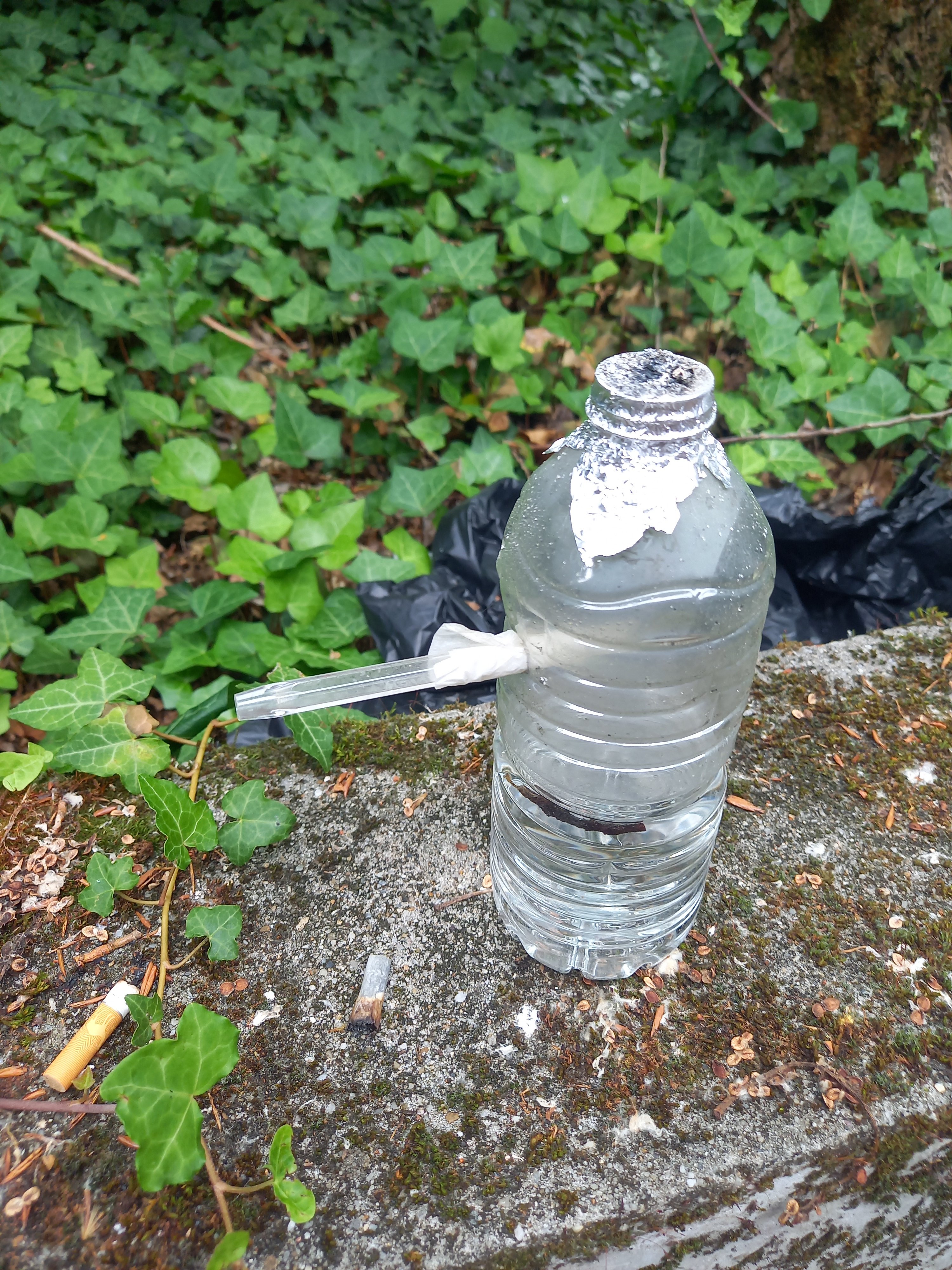 Y'a un artiste en bas de chez moi qui fabrique des sculptures en matériaux recyclés.
