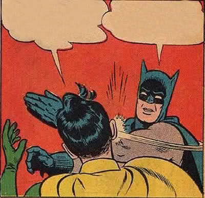 Batman claque Robin